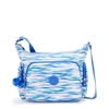 Image de Kipling Sac Bandoulière Gabb Diluted Blue Imprimé Grand Femme 100% Recycled Polyester