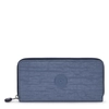 Image de Kipling Portefeuille Money World Blue Lover Bleu Grand Femme 56% Recycled Polyamide, 44% Polyamide