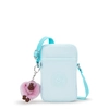 Image de Kipling Sac Téléphone Tally Blue Sky Metallic Bleu Petit Femme 100% Polyamide