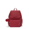 Image de Kipling Sac À Dos City Zip S Funky Red Rouge Petit Femme 56% Recycled Polyamide, 44% Polyamide