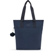 Image de Kipling Fourre Tout Hanifa Blue Bleu 2 Grand Femme 100% Polyamide