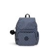 Image de Kipling Sac À Dos City Zip S 3d K Blue Imprimé Petit Femme 100% Recycled Polyester