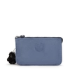 Image de Kipling Pochette Creativity L Blue Lover Bleu Grand Femme 56% Recycled Polyamide, 44% Polyamide