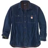 Image de Carhartt Denim Fleece Lined Snap Front Overhemd