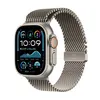 Image de Apple Watch Ultra 2 GPS + Cellular 49 mm Boîtier en Titane Naturel avec Bracelet Milanais Naturel S version 2024