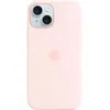 Image de Apple Etui en silicone avec MagSafe (Apple iPhone 15), Coque pour téléphone portable, Pink