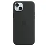 Image de Apple Coque en silicone avec MagSafe pour iPhone 15 Plus Noir