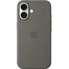 Image de Apple Étui en silicone avec MagSafe (Apple iPhone 16), Coque pour téléphone portable, Gris