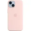 Image de Apple Étui en silicone avec MagSafe (Apple iPhone 14), Coque pour téléphone portable, Rose