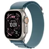 Image de Apple Watch Ultra 3 GPS + Cellular 49 mm Boitier en Titane Naturel avec Boucle Alpine Bleu Clair - Large