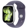 Image de Apple Watch Series 11 GPS + Cellular 46 mm Boitier en Aluminium Argent avec Bracelet Sport Brume Violette - S/M