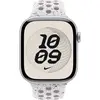 Image de Apple Bande Nike Sport (46 mm, Fluoroélastomère), Sangles de montre, Gris