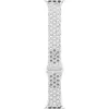 Image de Apple Bande Nike Sport (46 mm, Fluoroélastomère), Sangles de montre, Gris