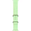 Image de Apple Ocean Band (49 mm, Fluoroélastomère, Titane), Sangles de montre, Vert, Gris