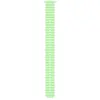 Image de Apple Ocean Band Extension (49 mm, Fluoroélastomère, Titane), Sangles de montre, Vert, Gris