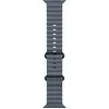 Image de Apple Ocean Band (49 mm, Fluoroélastomère, Titane), Sangles de montre, Bleu, Noir
