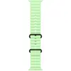Image de Apple Ocean Band (49 mm, Fluoroélastomère, Titane), Sangles de montre, Vert, Noir