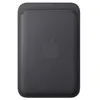 Image de Apple Porte cartes en tissage fin Noir avec MagSafe pour iPhone