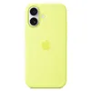 Image de Coque Apple iPhone 17 en silicone avec MagSafe Jaune Néon