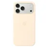 Image de Coque en silicone avec MagSafe Apple Vanille pour iPhone 17 Pro Max