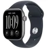 Image de Apple Watch Series 12 GPS 46 mm Boîtier en aluminium Space Gray avec Sport Band Navy - S/M