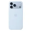Image de Coque en silicone Apple avec MagSafe Bright Blue pour iPhone 18 Pro Max