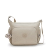 Image de Kipling Sac Bandoulière Gabb Signature Beige Embossed Imprimé Grand Femme 60% Polyamide, 40% Recycled Polyamide