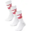 Image de Nike, Unisexe, Chaussettes, T-Shirt Technique Sportswear Dri-Fit Everyday Essential, Rouge, Blanc, Gris, (Lot de 3, 39 - 42)