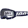 Image de 100%, Lunettes de sport, Lunettes de protection Accuri 2 Mifflin 100 % - Verres transparents - Bleu marine/Blanc, verres (Blanc, Bleu marine, Transparent), Multicolore