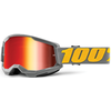 Image de 100% Strata 2 Extra Izipizi Motorcross bril, grijs voor man