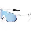 Image de 100%, Unisexe, Lunettes de sport, HYPERCRAFT SQ - Soft Tact White - HiPER Blue Multilayer (blanc tendre tact blanc, HiPER Blue multicouche), Blanc
