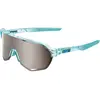 Image de 100%, Unisexe, Lunettes de sport, Brille S2 Matte (Green, Menthe translucide polie, Argent, Miroir argenté HiPer), Turquoise