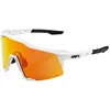 Image de 100%, Femmes, Lunettes de sport, Speedcraft (Blanc, Soft Tact Off White, Hiper Red, Jaune, Red), Blanc, Rouge