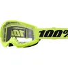 Image de 100%, Unisexe, Lunettes de sport, STRATA 2 Goggle Neon Yellow - Clear Lens (Jaune néon, Clear), Jaune