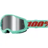 Image de 100%, Femmes, Lunettes de sport, STRATA 2 Goggle Maupiti - Mirror Silver Lens (Maupiti, Argent), Vert