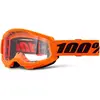 Image de 100%, Unisexe, Lunettes de sport, Strata 2 (écran lumineux, Orange Fluorescent Translucide, Lentille claire), Orange