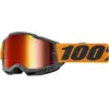 Image de 100%, Unisexe, Lunettes de sport, ACCURI 2 Goggle Orange - Mirror Red Lens (Noir Orange, Miroir Rouge, Red), Orange