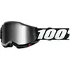 Image de 100%, Garçons, Lunettes de sport, ACCURI 2 JUNIOR Goggle Black (Anthracite, Noir, Argent), Gris, Argent, Noir