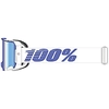 Image de 100% Armega Essential Chrome Motorcross bril, wit-blauw voor man
