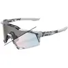 Image de 100%, Unisexe, Lunettes de sport, Speedcraft - Translucide poli (Gris translucide, Miroir or rose), Gris, Transparent, Rose