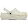 Image de Crocs, Femmes, Chaussons, W's ClassicPlatformGlitterClog, Blanc, (39)