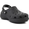 Image de Crocs, Femmes, Chaussons, W's ClassicPlatformGlitterClog, Noir, (41, 41 1/3, 41.5, 42)