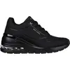 Image de Skechers, Femmes, Baskets, Chaussures à lacets pour femmes Sportives Semelle en caoutchouc noir, Noir, (39)