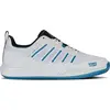 Image de K-Swiss, Hommes, Chaussures de tennis, Ultra Court Blanc Noir Bleu (42), Bleu, Blanc, Noir
