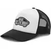 Image de Vans, Unisexe, Casquette, CLASSIC PATCH CURVED BILL TRUCKER Noir/Blanc, Multicolore, Blanc, Noir, (Taille unique)
