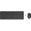 Image de HP 330 Combinaison Souris Et Clavier Sans Fil (FR, Sans fil), Clavier, Noir