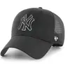 Image de 47 Brand, Hommes, Casquette, Trucker Branson MLB New York Yankees, Noir, (Taille unique)