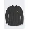 Image de Carhartt, Hommes, T-shirt, Force Mittelschweres schwarzes T-Shirt mit Tasche, Noir, (M)