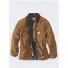 Image de Carhartt, Veste de travail, Firm Duck Traditional Brown Jacket (S)