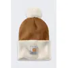 Image de Carhartt, Hommes, Bonnet, Lookout Beanie Braun, Marron, (Taille unique)
